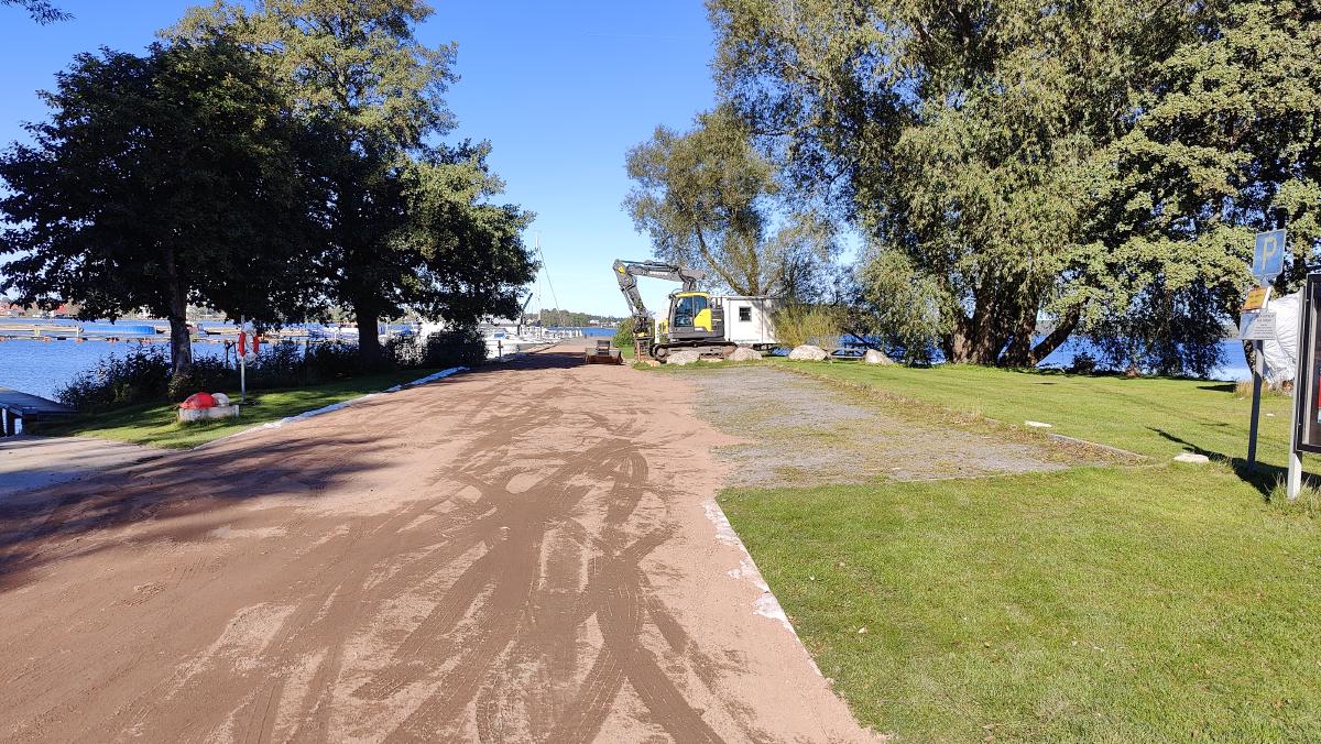 Förberedelser för rivningsarbetet